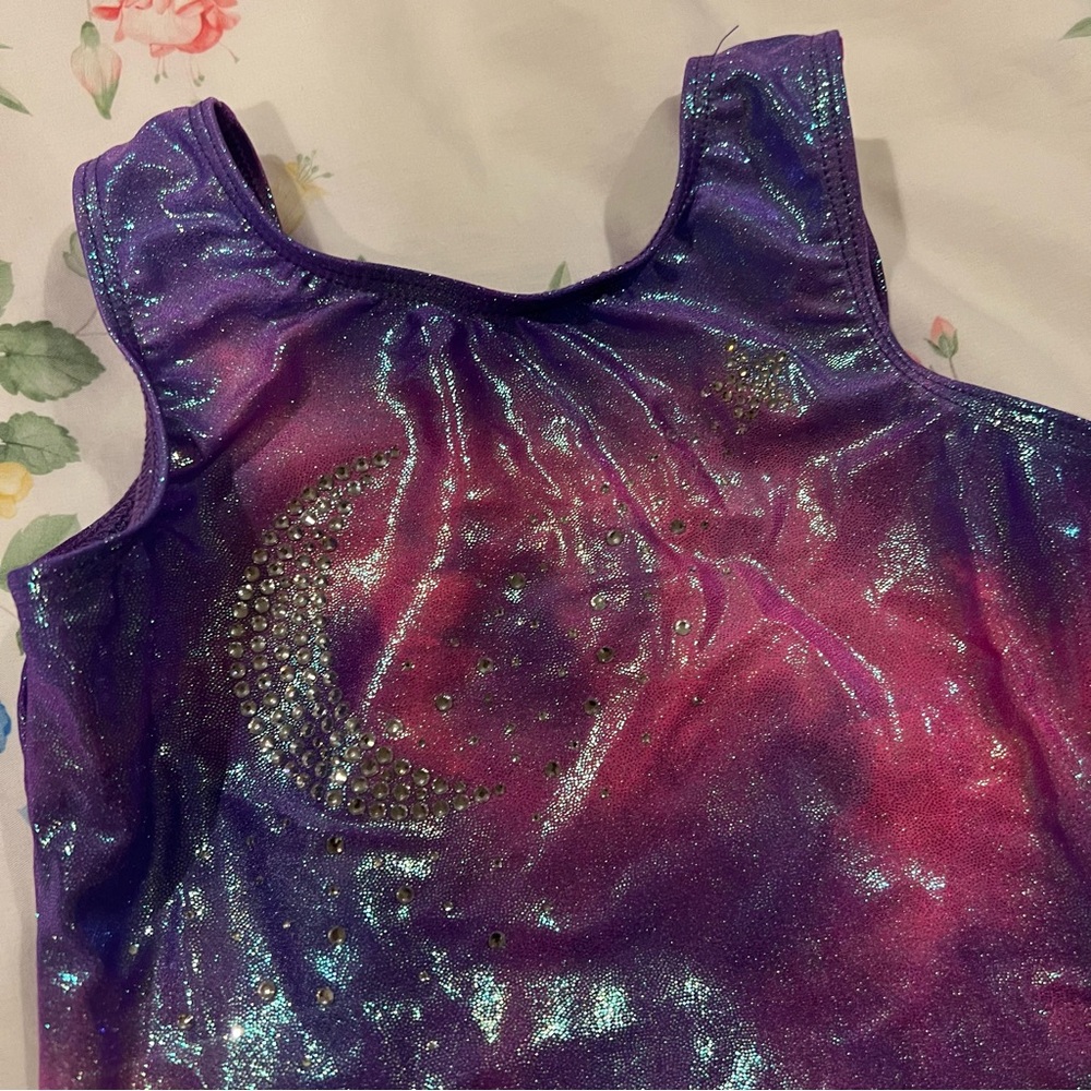 Sparkly Purple and Pink Kids gymnastics - Picture 2 of 4